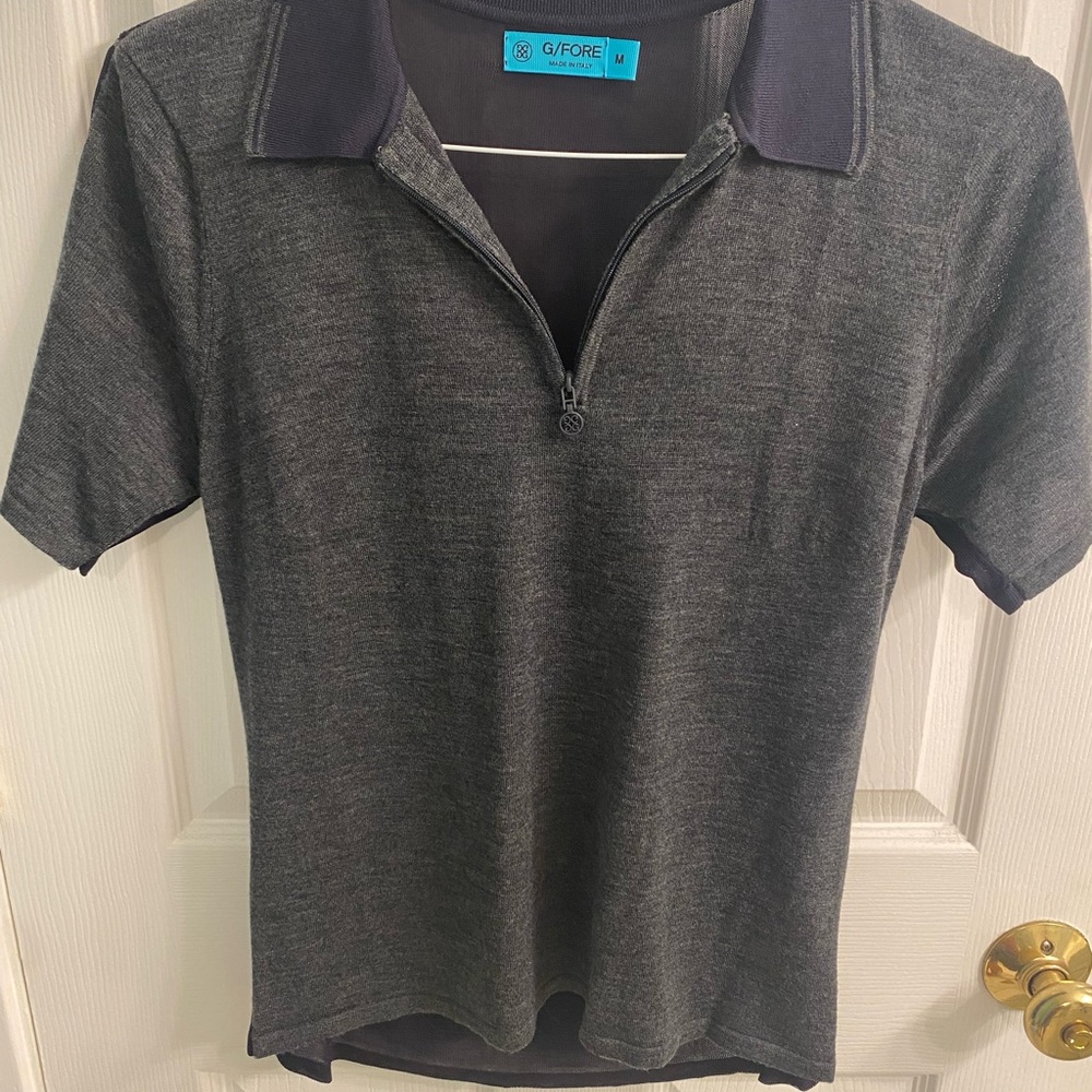 G/FORE Gray Polo Shirt